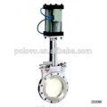 China made hot sale POV wafer pneumatic knife gate valve